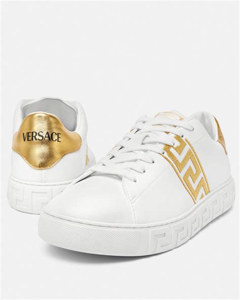 versace sneakers glow with zipper|Versace greece sneakers.